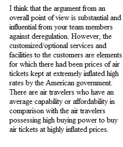 3.1 - Discussion Before and After Deregulation